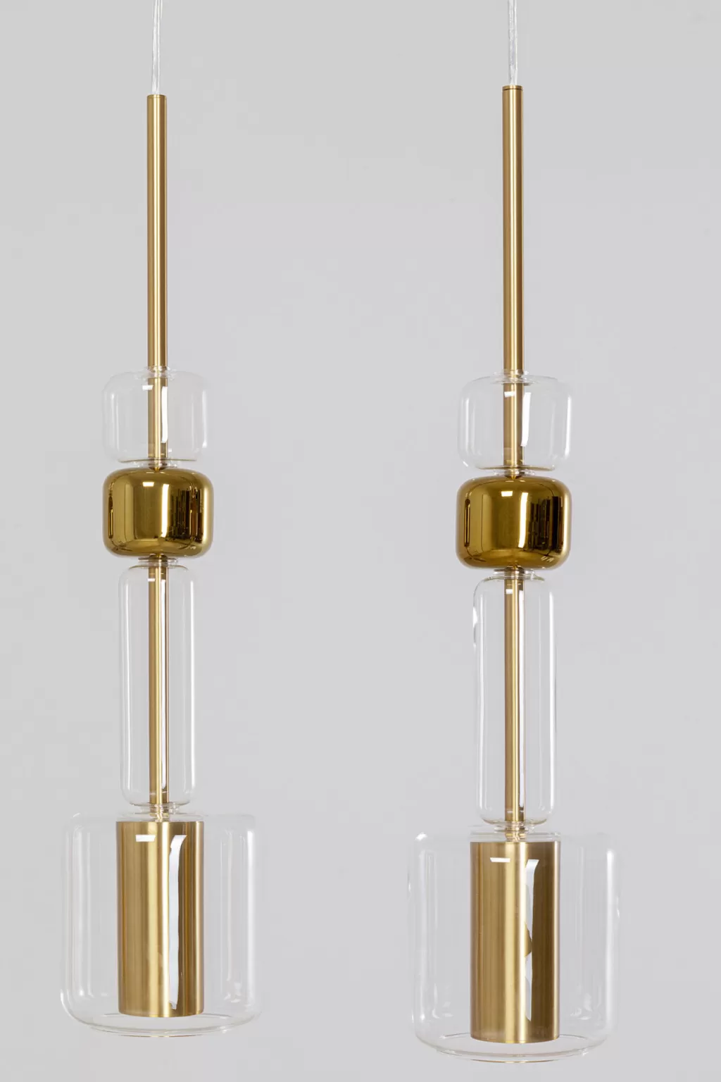 Luminaire Suspendu Design Candy Bar Doré – Suspension Élégante par KARE, 103 cm