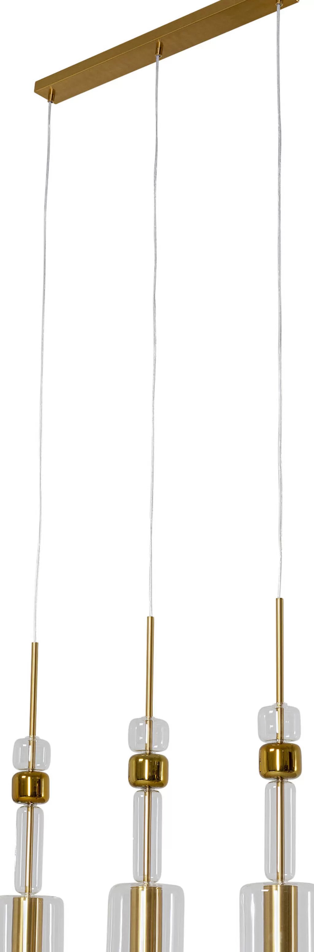 Lustre suspendu design Candy Bar - KARE Design, finition dorée, 70 cm