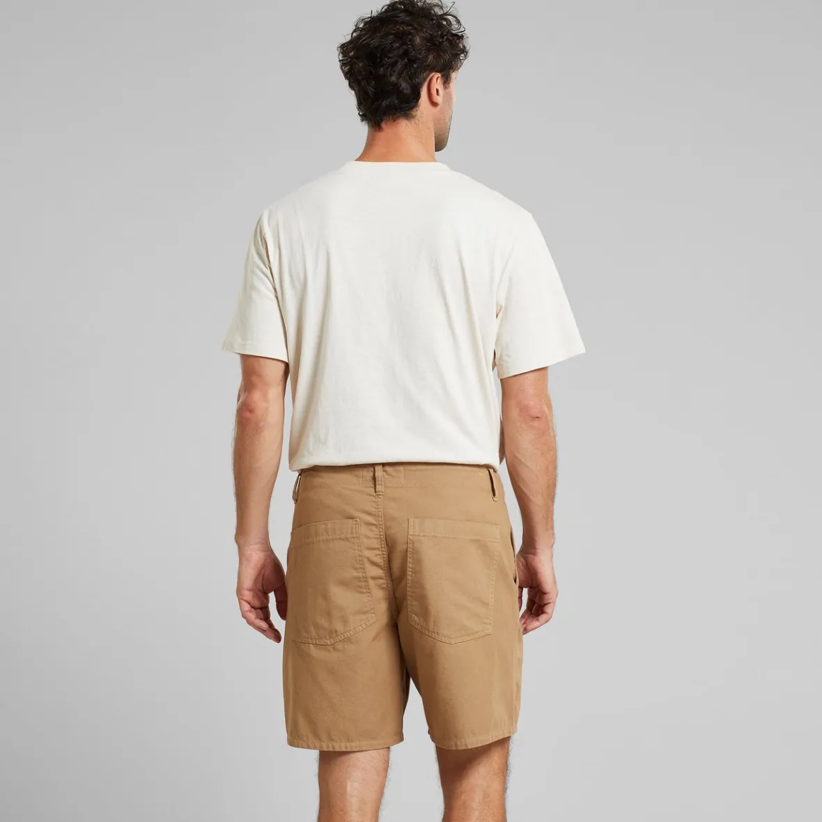 Short cargo décontracté en toile Muddus - Couleur sable algacé | Modèle durable & confortable (Promo été)