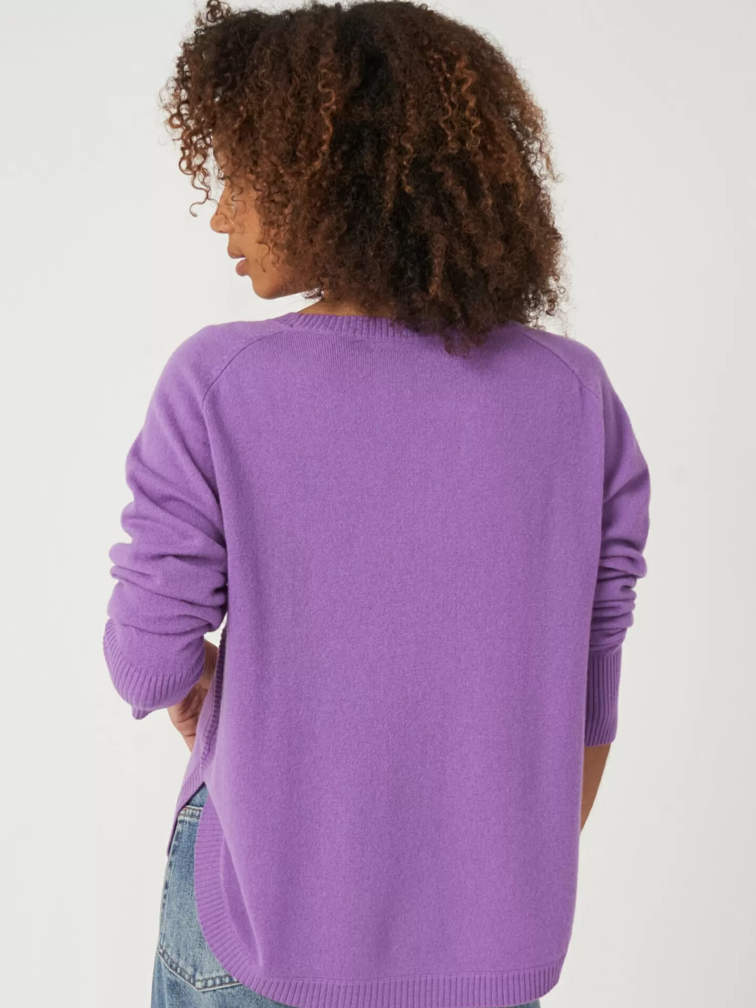 Pull Femme en Cachemire Doux - Ourlet Arrondi Élégant | Collection Hiver