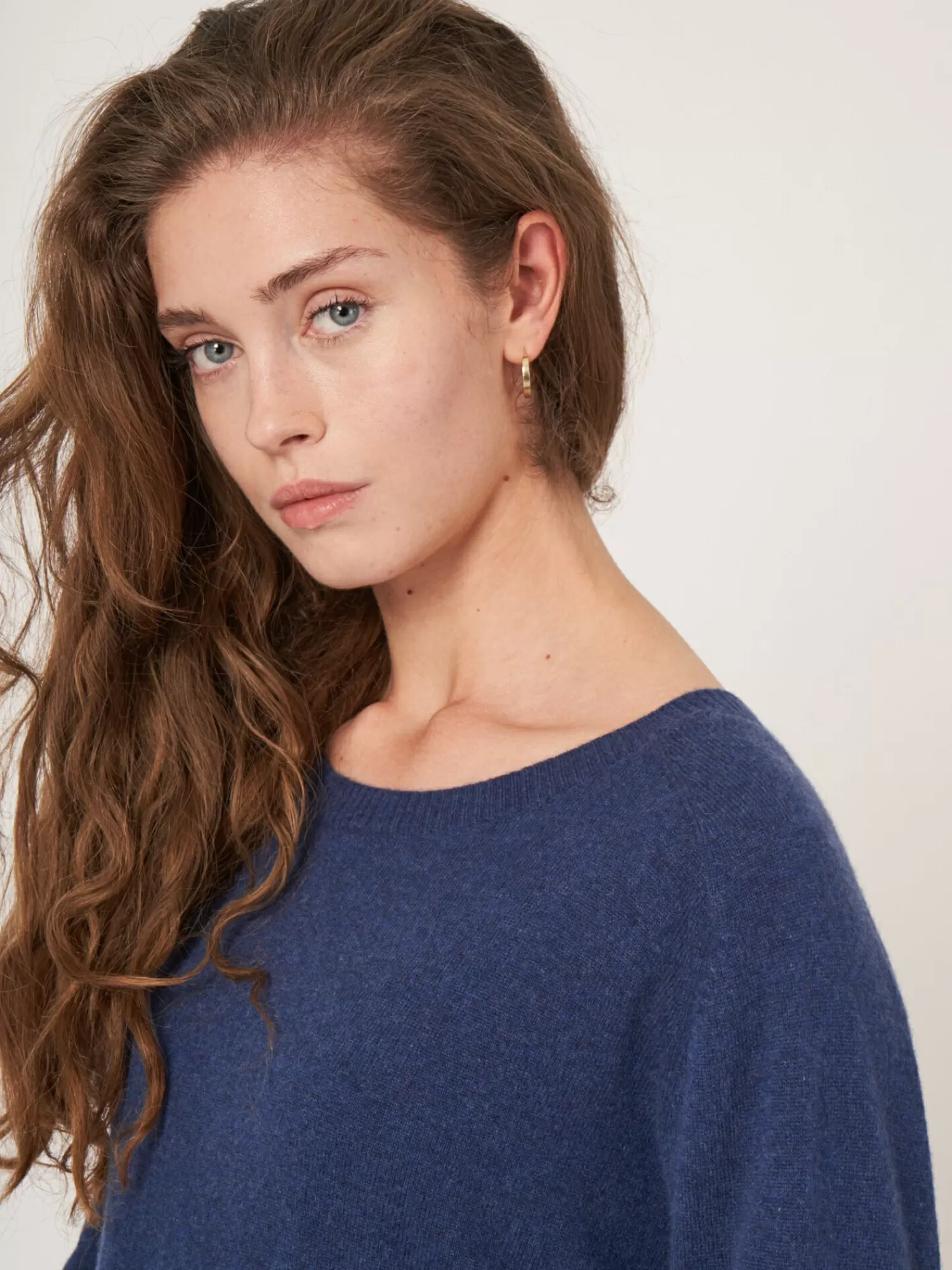 Pull Femme en Cachemire Boothalstrui - Ourlet Arrondi, Style Intemporel