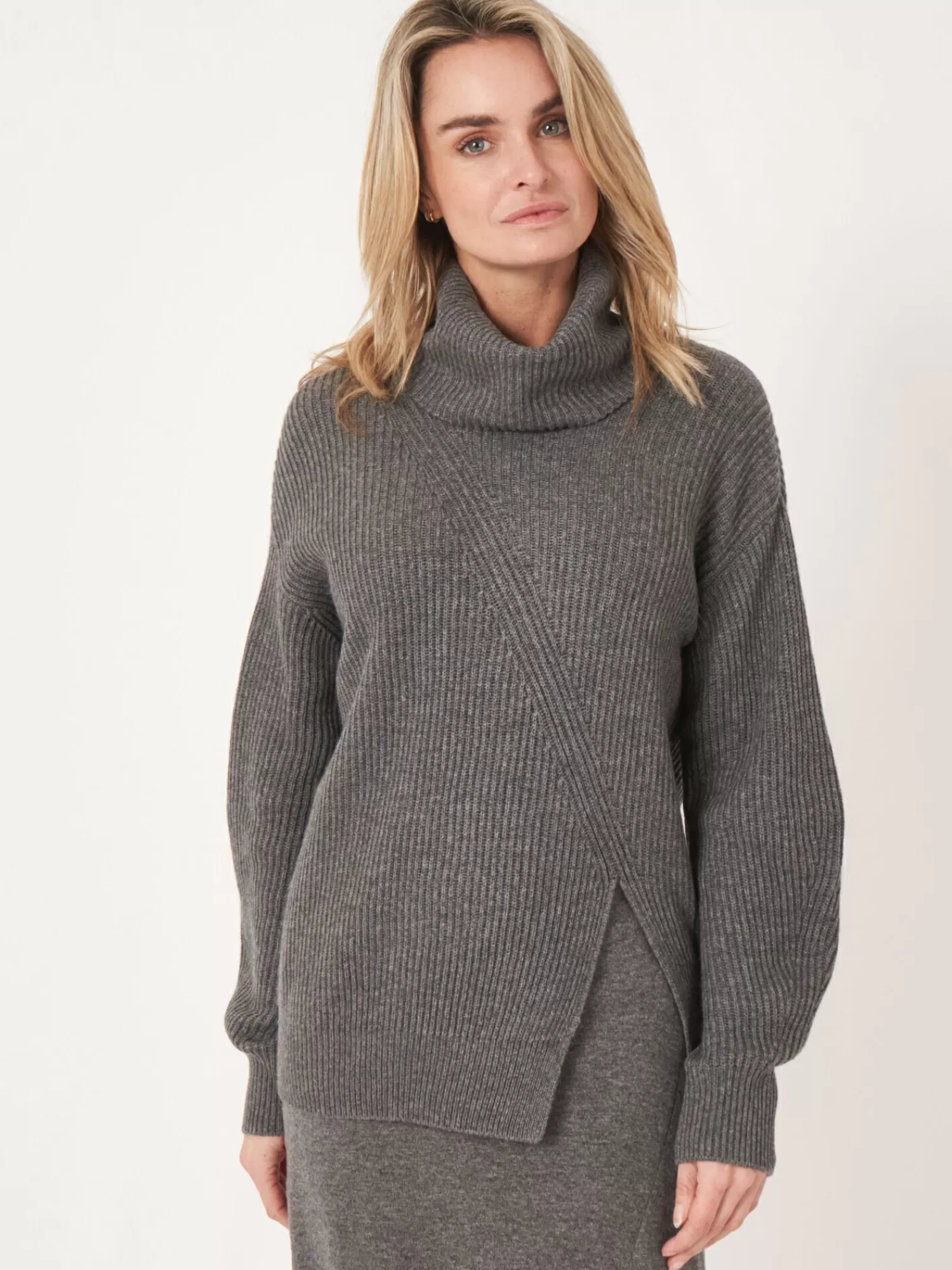 Pull Femme en Cachemire Élégant avec Zip Décalé - Design Unique et Confortable