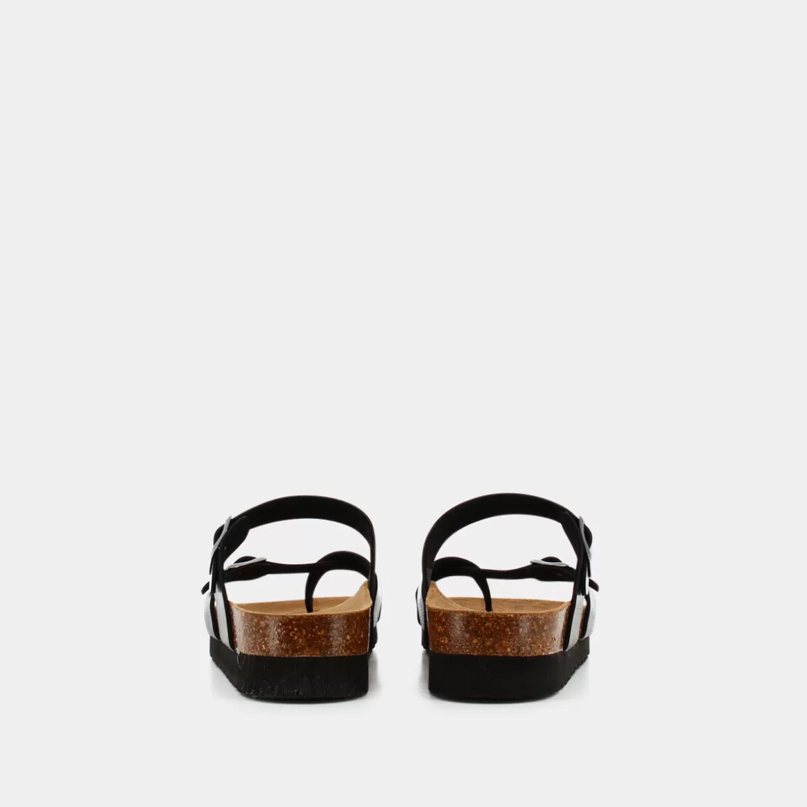 Sandales Confortables Grunland Hola CB2438 - Couleur Gris Anthracite Déstockage Élégant