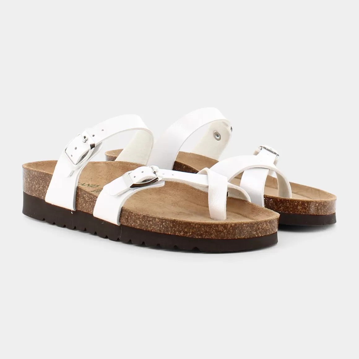 Sandales Hola Perla Blanc Nacré - Modèle Cb2438 Grunland | Top Vente Printemps