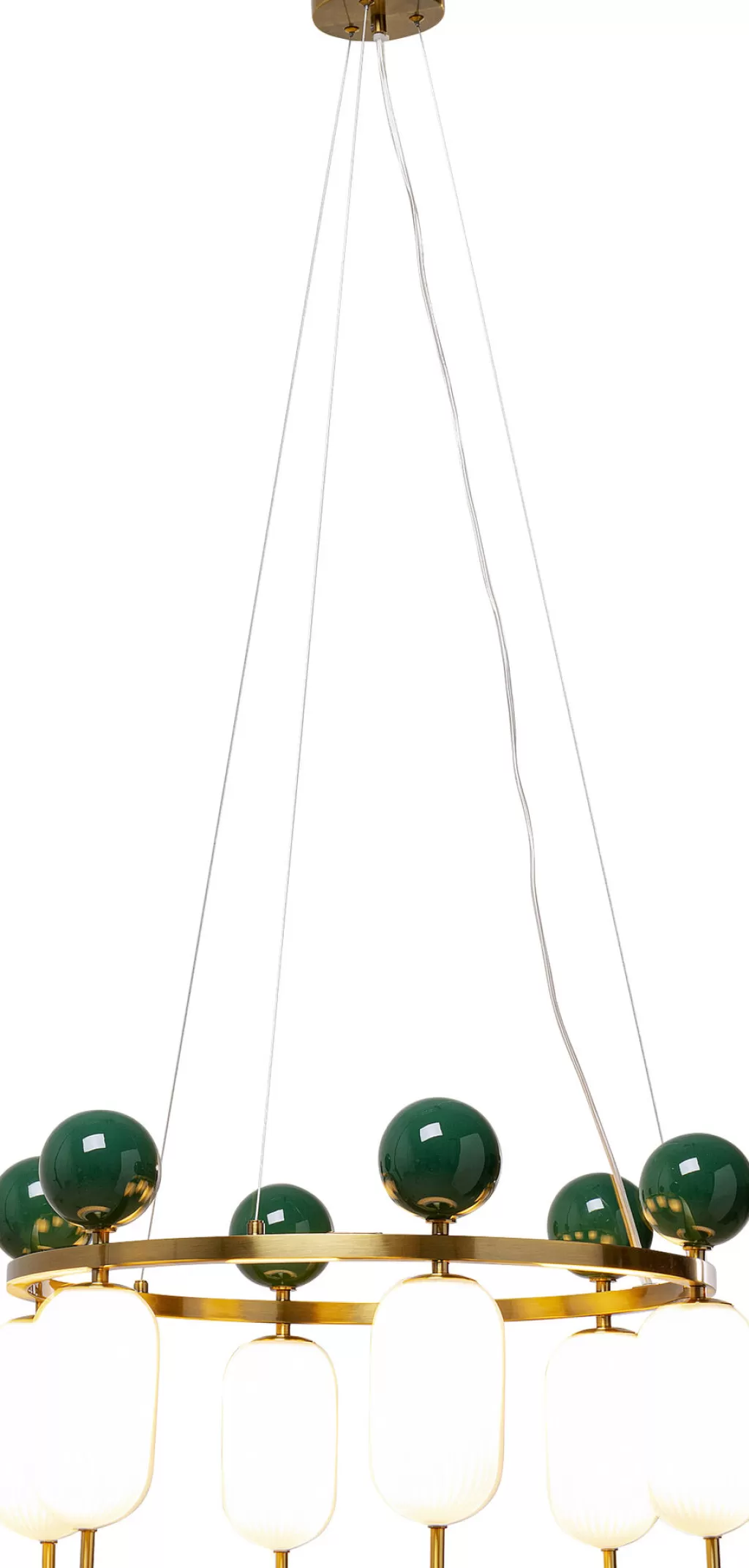 Lustre suspendu Charleston Six – Design contemporain en métal vieilli, diamètre 68 cm (KARE Design)