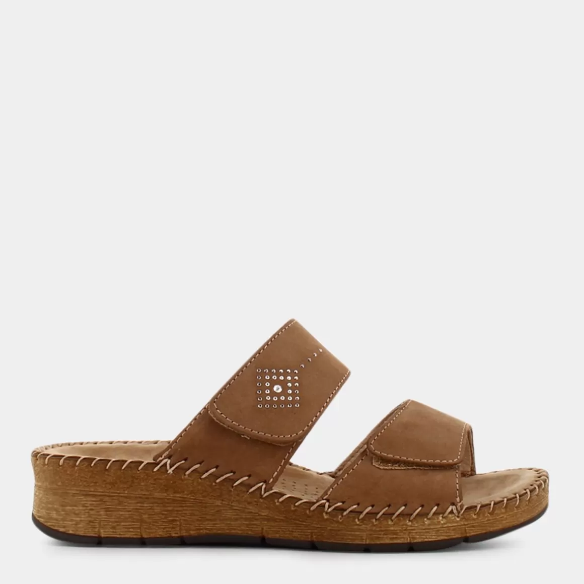 Sandales Grunland CI-1846 Édition Limitée - Couleur Taupe Sable & Beige Naturel - Confort Urbain Printemps-Été