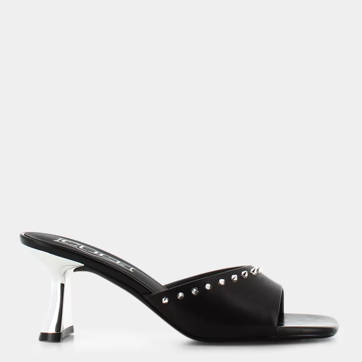 Sandales Printemps Femme Noir - Modèle CLW389200 en Cuir Souple - Collection CULT Vente Flash