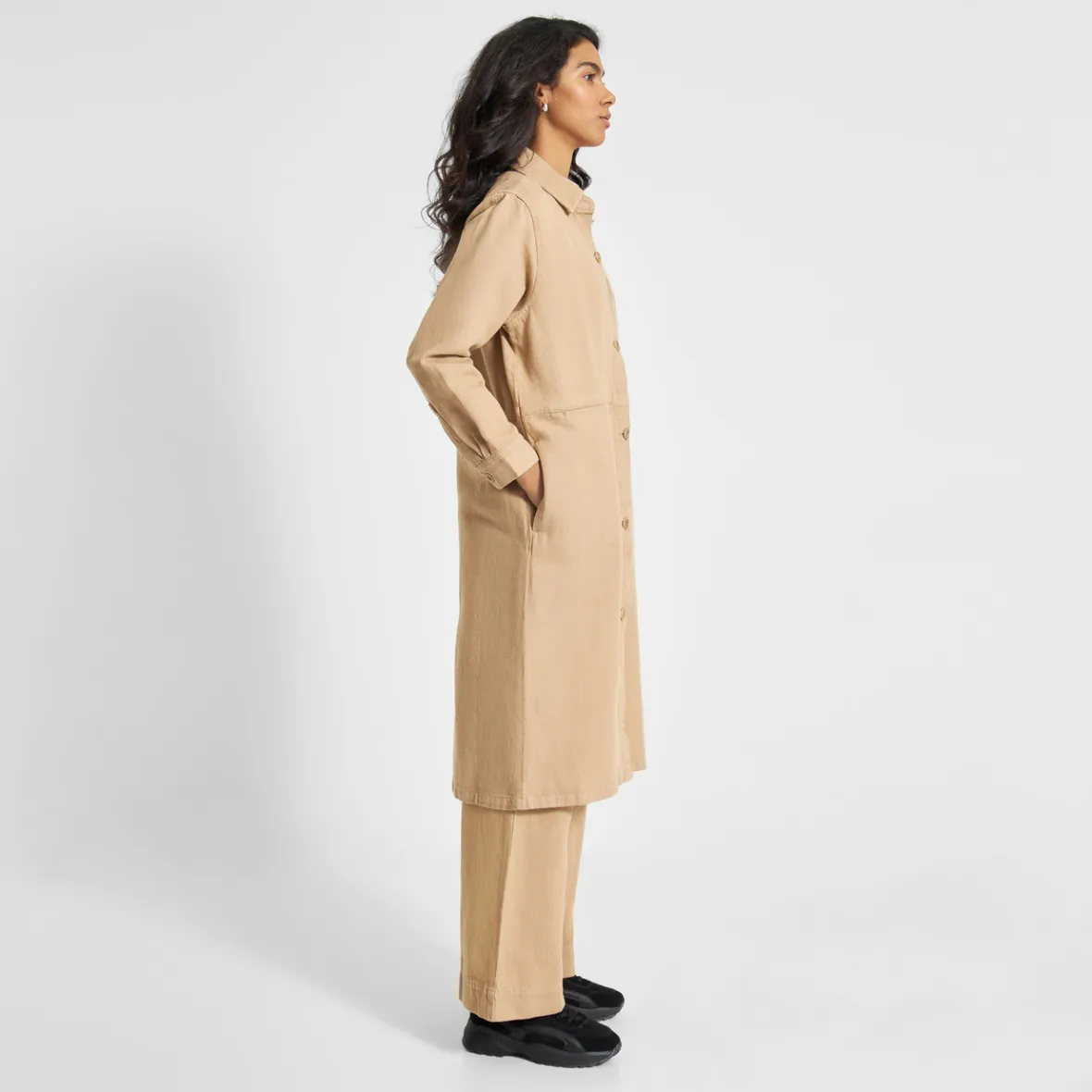 Manteau Femme Furbo · Couleur Sable · Soldes Exclusives en Ligne - Élégance Hivernale à Prix Atelier