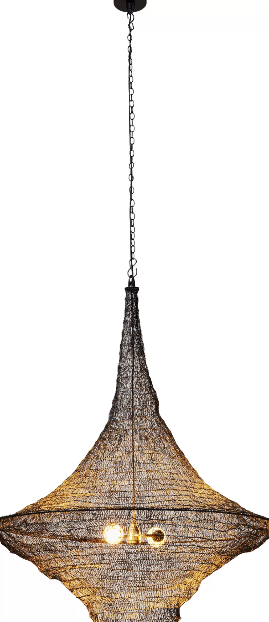 KARE Design - Lustre Suspendu Cocoon | Design Contemporain en Noir Mat, Diamètre 89 cm - Éclairage d'Ambiance Élégant pour Salon Moderne