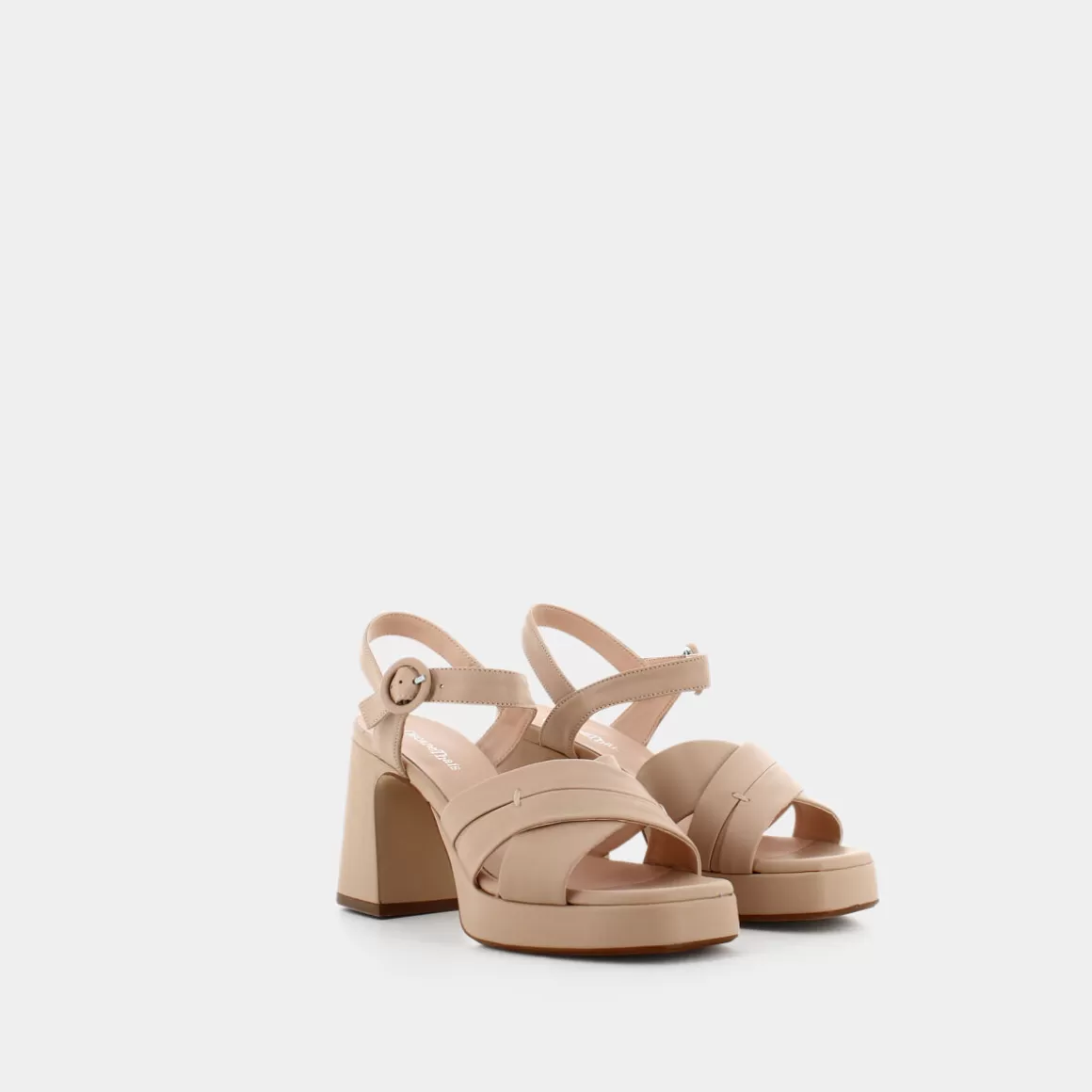 Promo Oscar & Thaïs - Sandales peau en nuance beige polyvalente - Modèle Cp-E23D-02