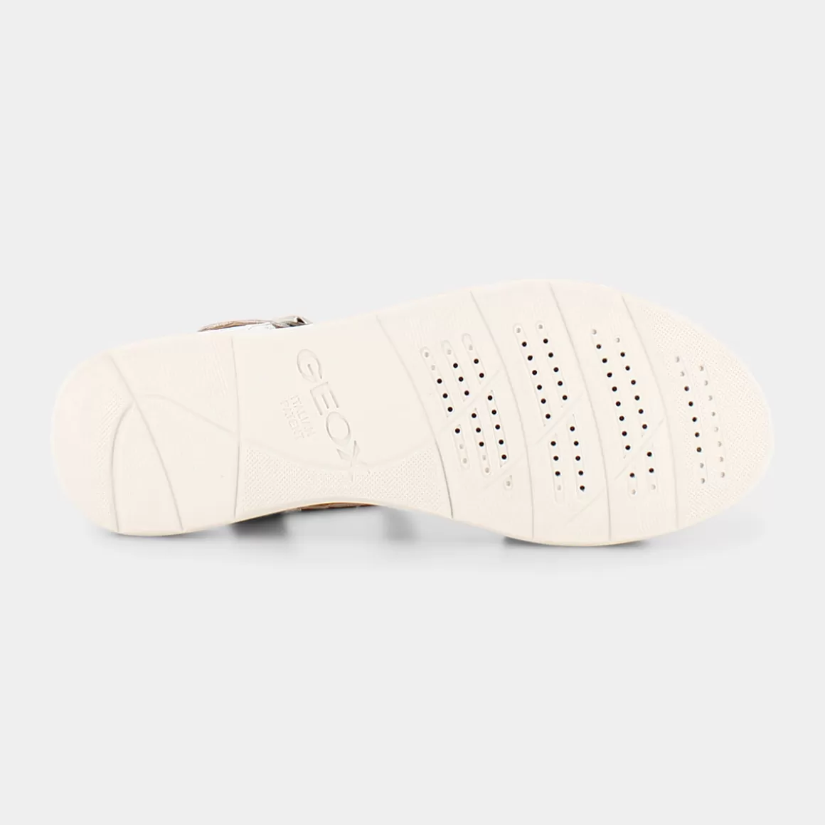 Sandales d'hiver GEOX D02Gzb-40C en cuir gris décontractées - Confort urbain