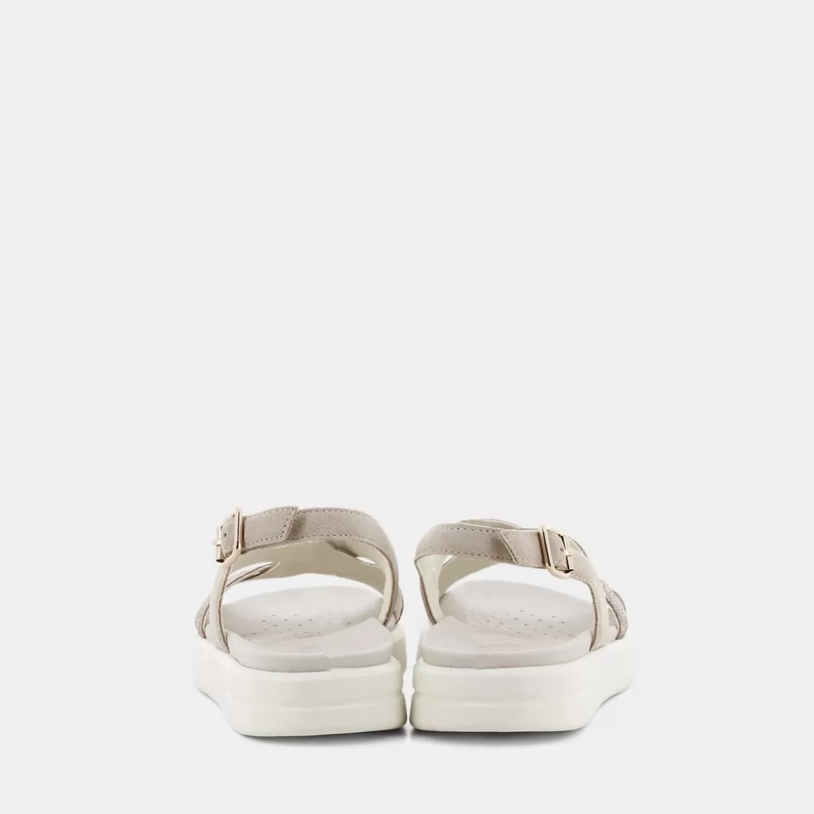 Sandales GEOX XAND en cuir souple - Couleur Taupe Sable | Promotion été 2024