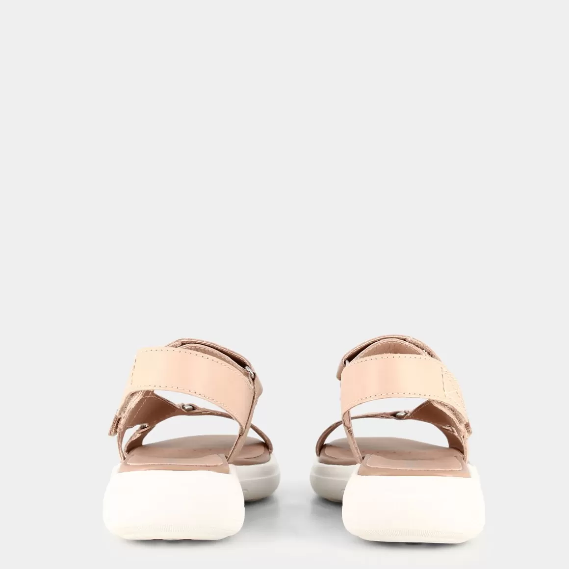 Sandales femme GEOX Spherica Nude - Déstockage été, teinte beige sable, modèle D25A