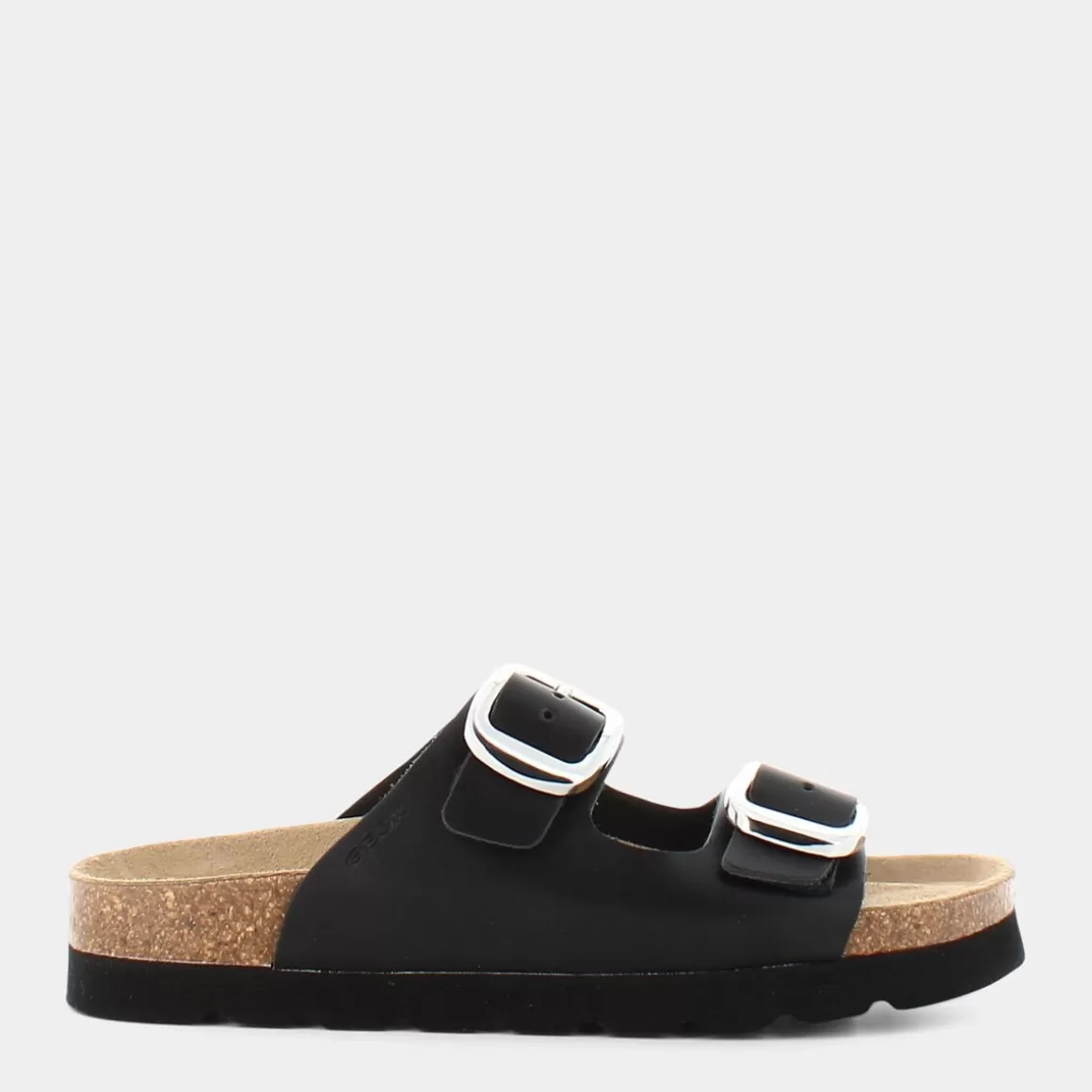 Geox - Sandales Brionia pour Femme en Cuir Souple Noir - Réf. D25Syf0003Cc9999