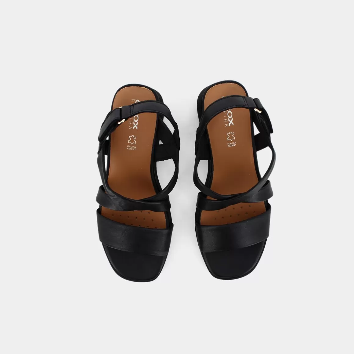 Sandales GEOX Sphériques Confortables - Modèle D35G en Promotion | Noir Intemporel Style Urbain
