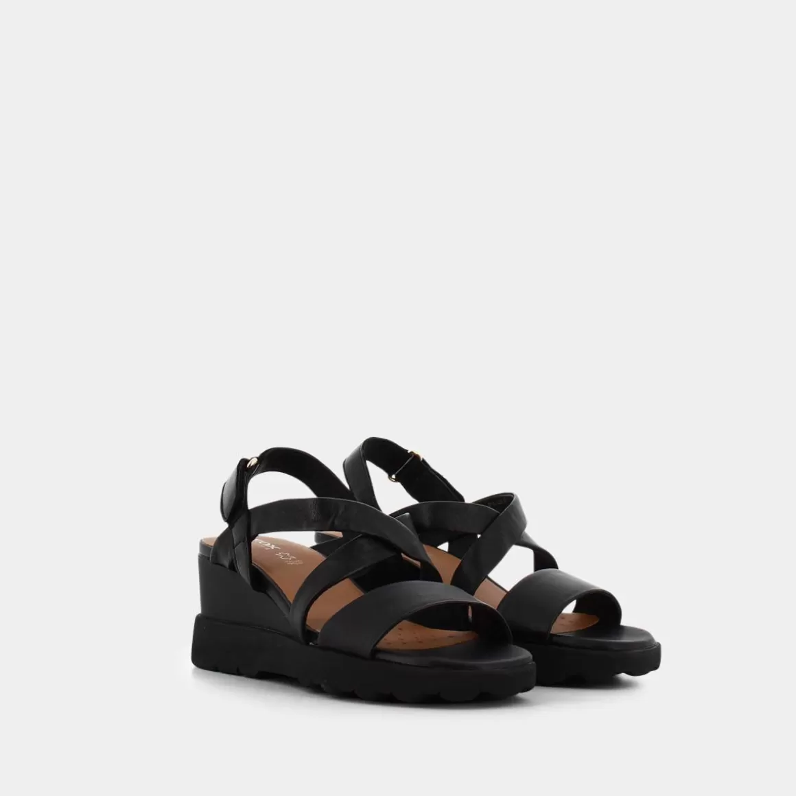 Sandales GEOX Sphériques Confortables - Modèle D35G en Promotion | Noir Intemporel Style Urbain