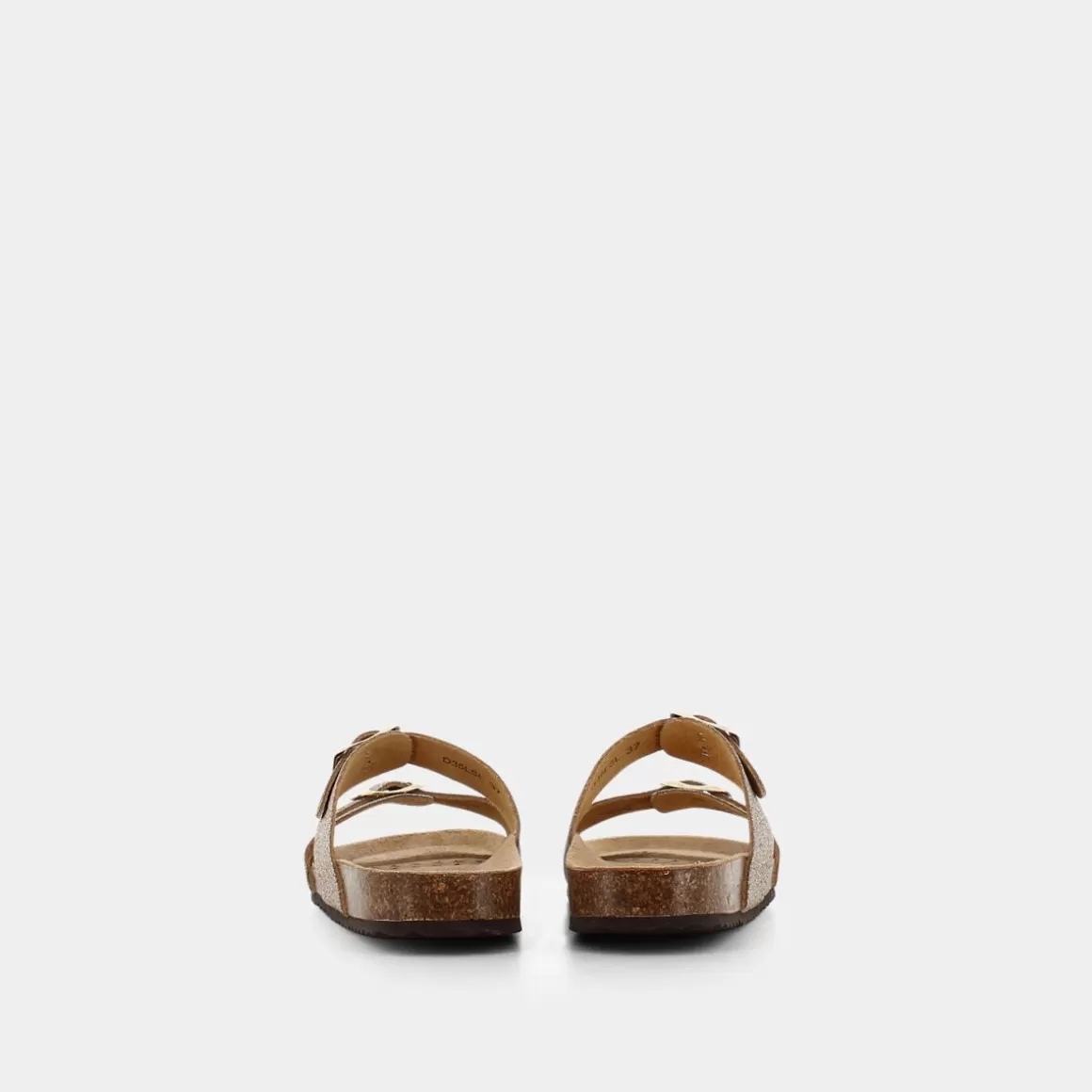 Sandales GEOX Brionia Pietra D35LS - Modèle Confort Printemps-Été en Cuir Souple Beige Sable