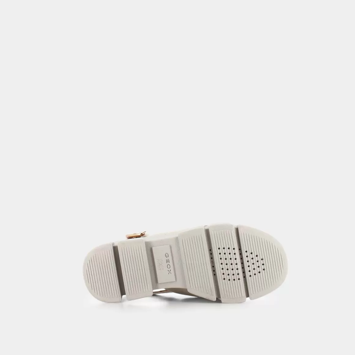 Sandales GEOX Lisbona D35Psa en cuir beige sable – Modèle confortable printemps-été avec semelle respirante