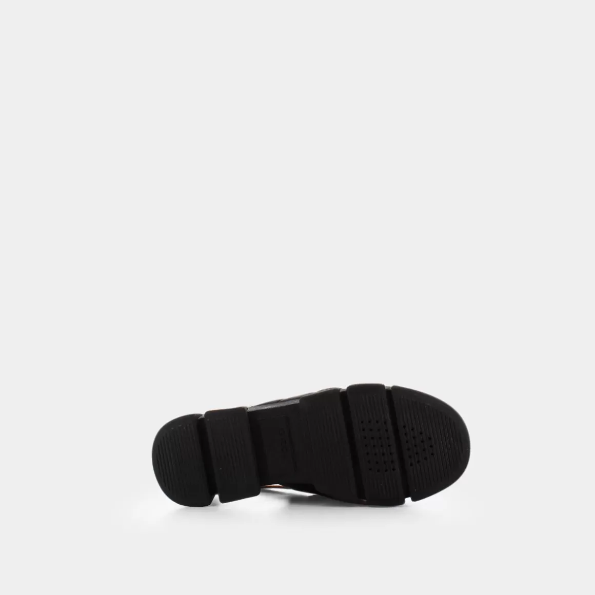 Sandales GEOX Lisbona Noir - Modèle D35Psa Confortables & Respirantes | Cuir Souple Mat pour Marche Légeres