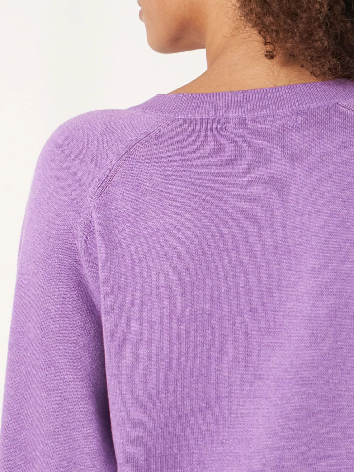 Pull Femme à Encolure V Plongeant avec Manches Ballon Épaisses - Style Tendance Confortable
