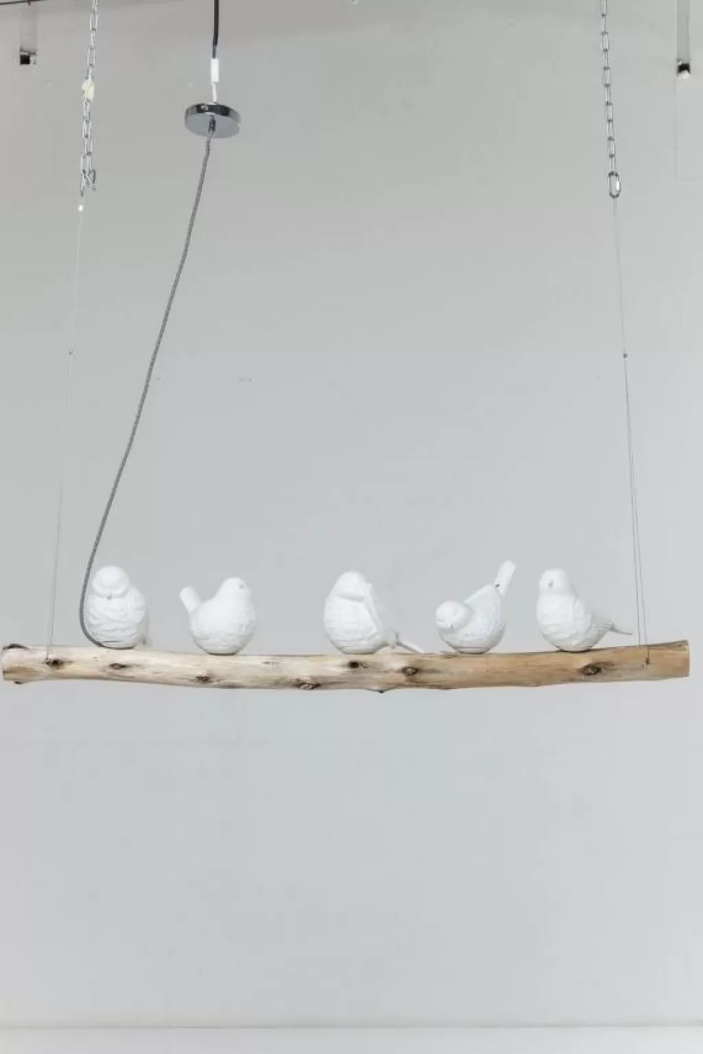 Luminaire Suspendu Élégant aux Oiseaux - Suspension Design 120 cm pour Salle à Manger par KARE, Décor Naturel et Épuré