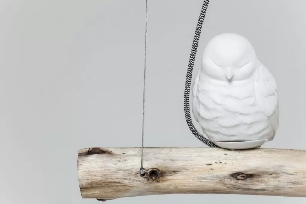Luminaire Suspendu Élégant aux Oiseaux - Suspension Design 120 cm pour Salle à Manger par KARE, Décor Naturel et Épuré