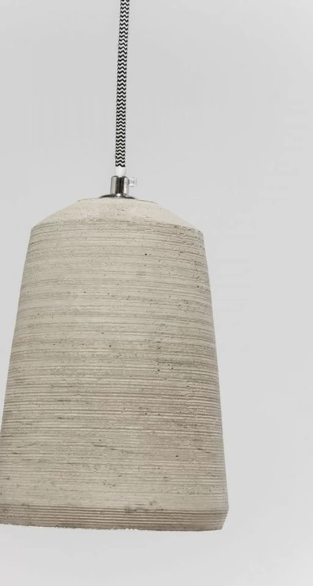Luminaire Suspendu Design Béton Tre par KARE - 120cm pour Salle à Manger Élégante