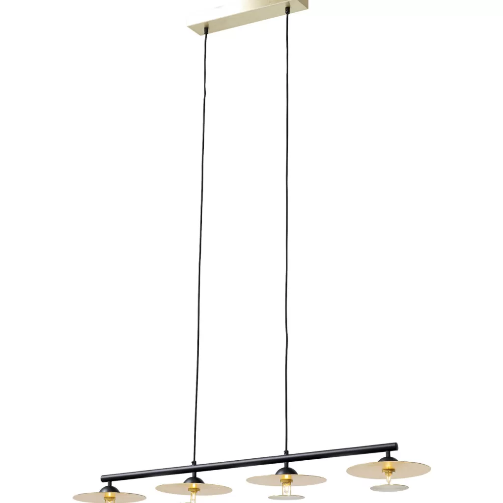 Lustre suspendu design Disque Quattro - Élégant luminaire scandinave pour salle à manger moderne par KARE Design