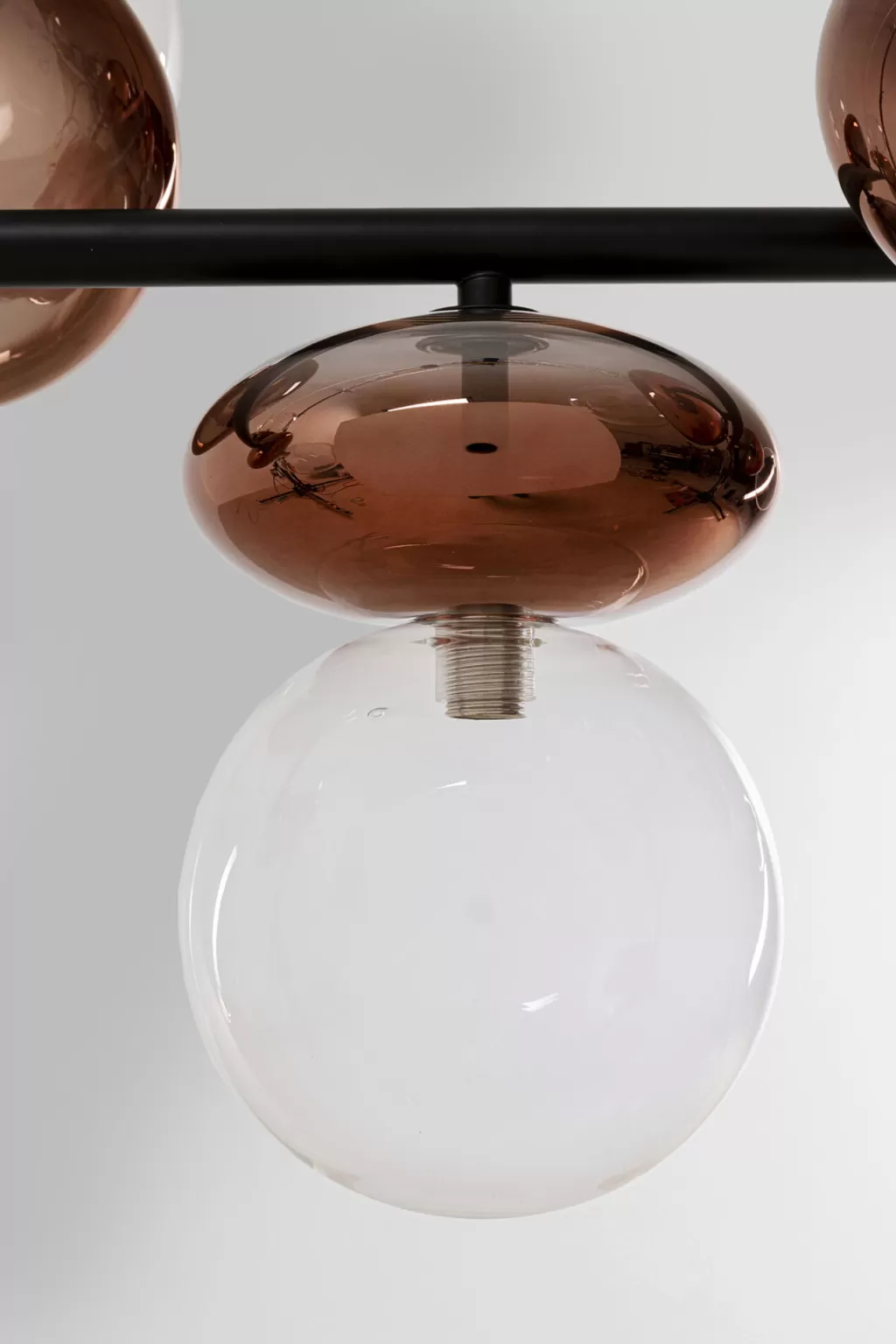 Lustre suspendu design Double Bulle en cuivre - 115 cm - Collection élégante KARE Design