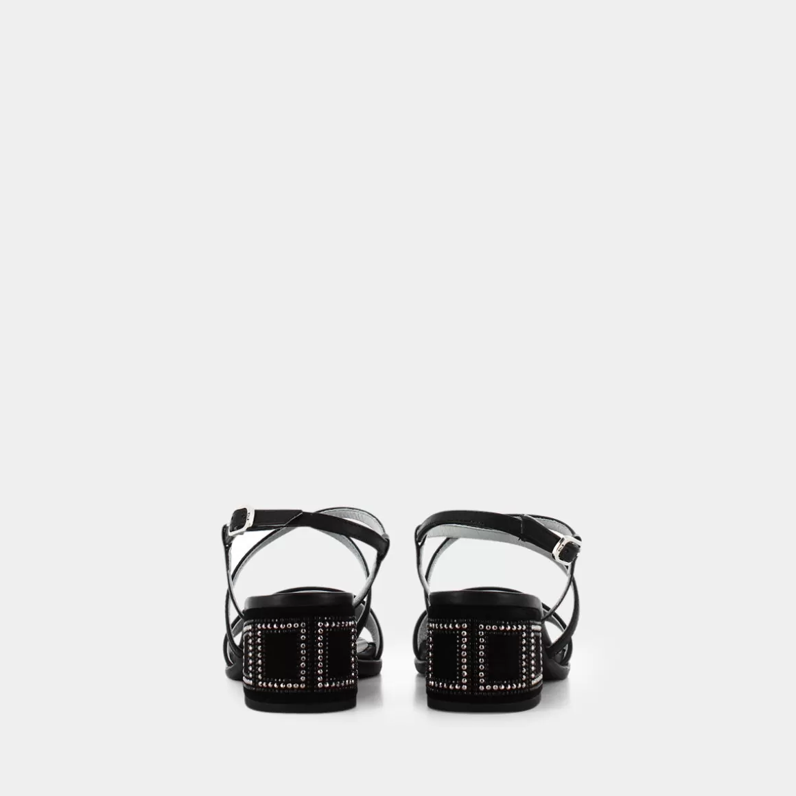 Élégantes Sandales Femme Confortables par NERO GIARDINI (Modèle E012262D) - Noir à Prix Doux
