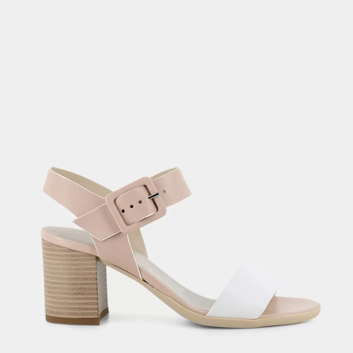 Sandales NERO GIARDINI Blanc Ivoire à Talon Compensé - Modèle E218654D en Promotion Printemps