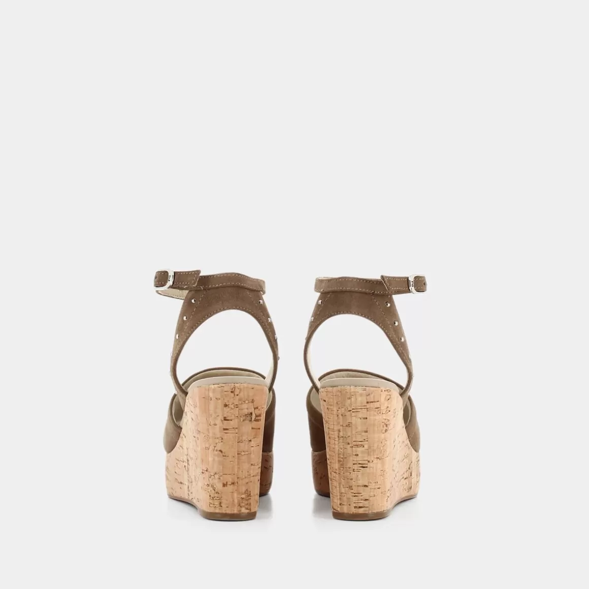 Sandales confortables NERO GIARDINI - Modèle E307663D en cuir souple, teinte castoro marron | Promotion printanière exclusive