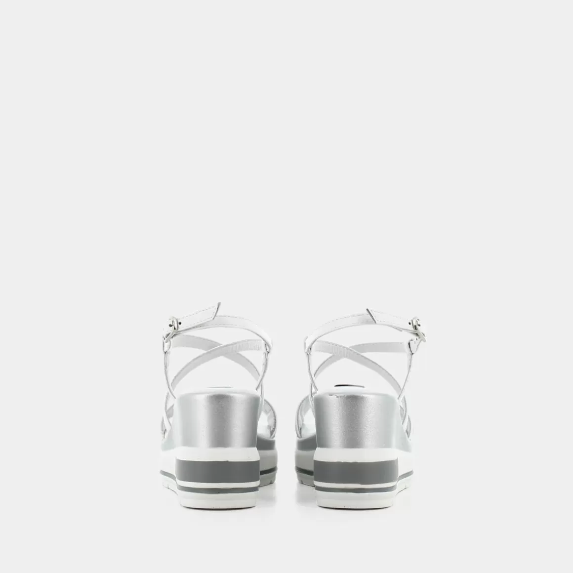 Sandales NERO GIARDINI Printemps-Été Modèle E307701D - Blanc Cassé - Confort Léger Femme