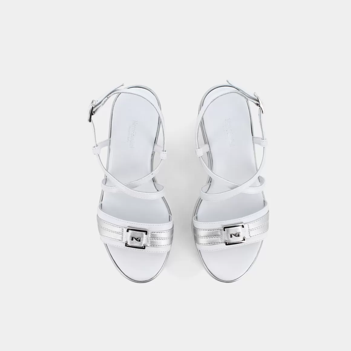 Sandales NERO GIARDINI Printemps-Été Modèle E307701D - Blanc Cassé - Confort Léger Femme