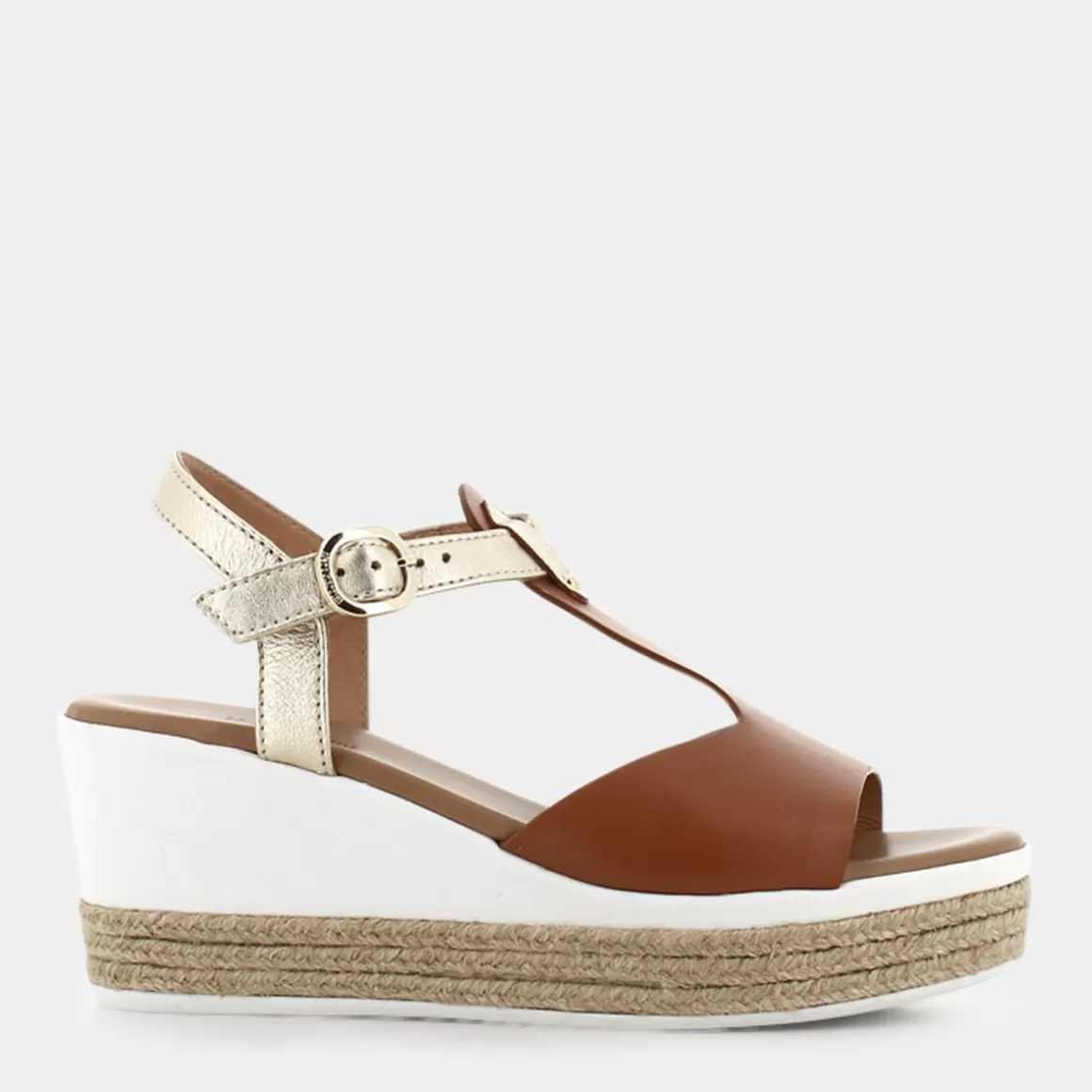 Élégantes sandales NERO GIARDINI en cuir marron - Modèle E307712D en promotion exclusive