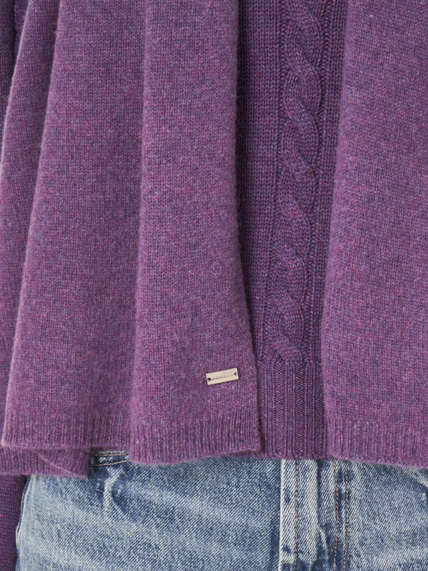 Écharpe en Cachemire Biologique pour Femme - Tricot Main Délicat en Promotion
