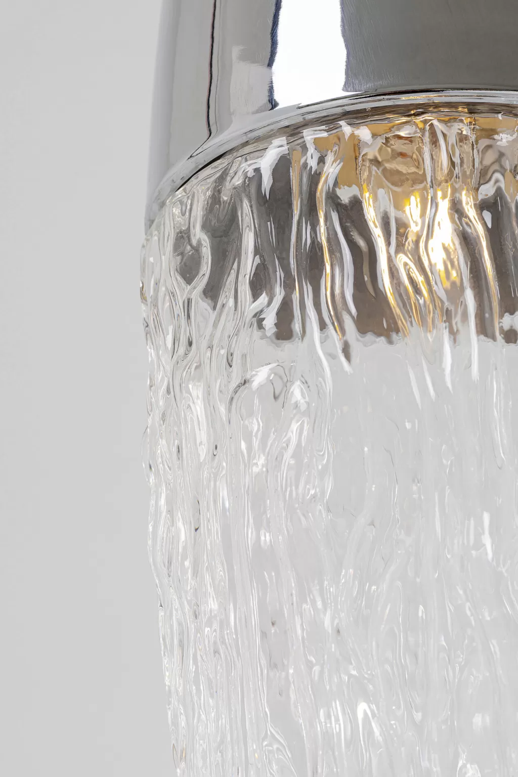 Lustre Suspendu Frozen par KARE Design - Chromé Brillant, Diamètre 17 cm