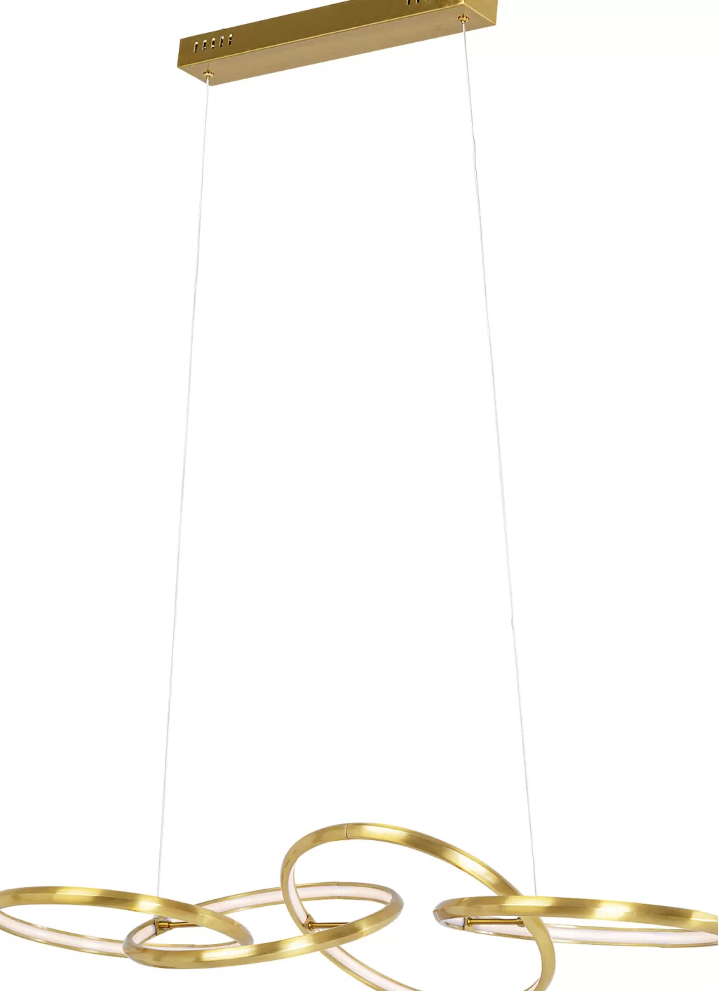 Luminaire suspendu design Galaxy LED doré KARE - Suspension élégante 155 cm à lumière étoilée