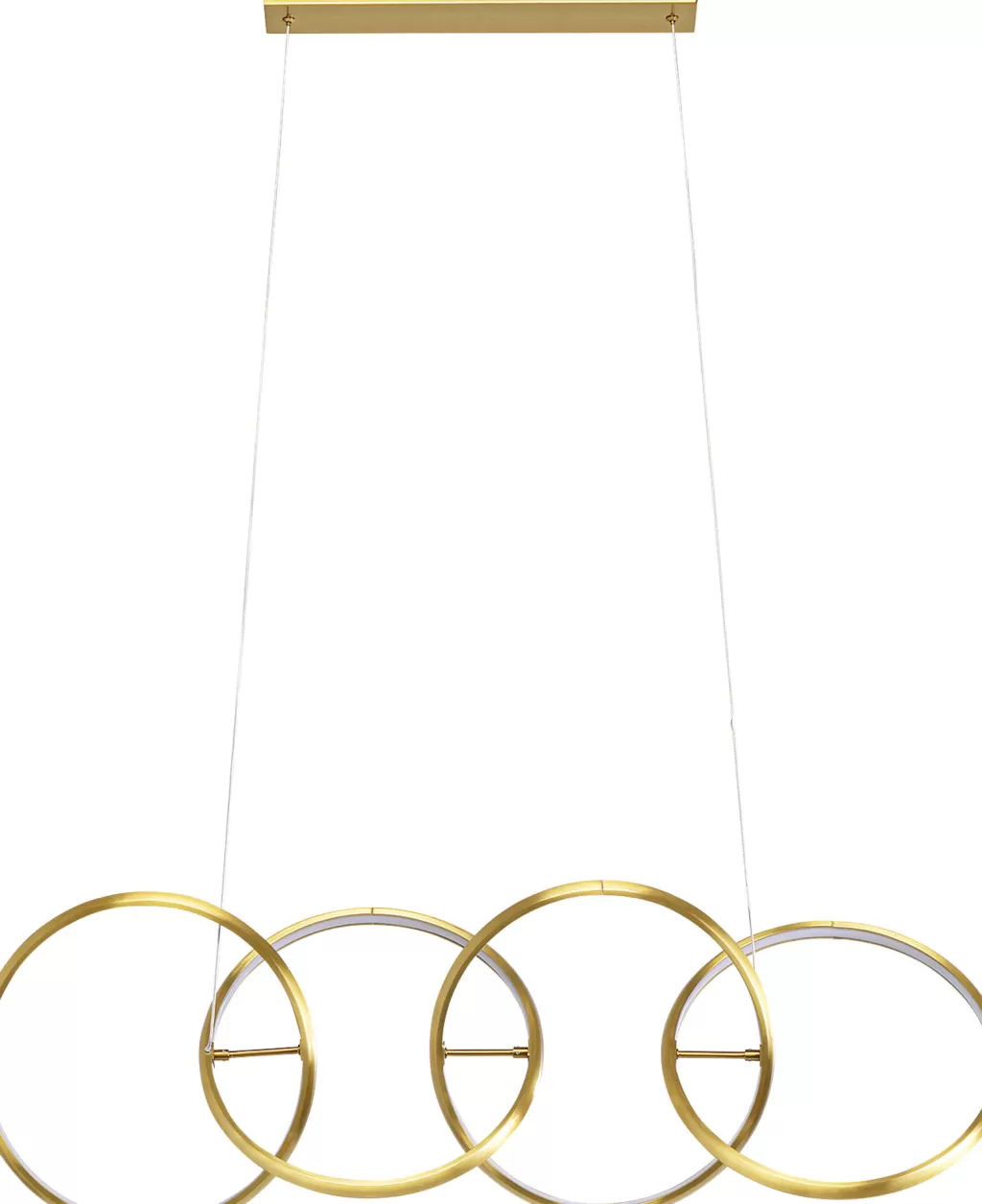 Luminaire suspendu design Galaxy LED doré KARE - Suspension élégante 155 cm à lumière étoilée