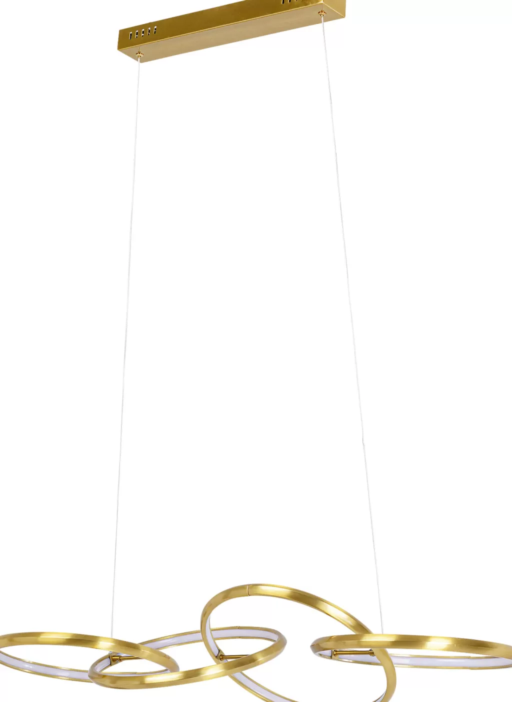 Luminaire suspendu design Galaxy LED doré KARE - Suspension élégante 155 cm à lumière étoilée