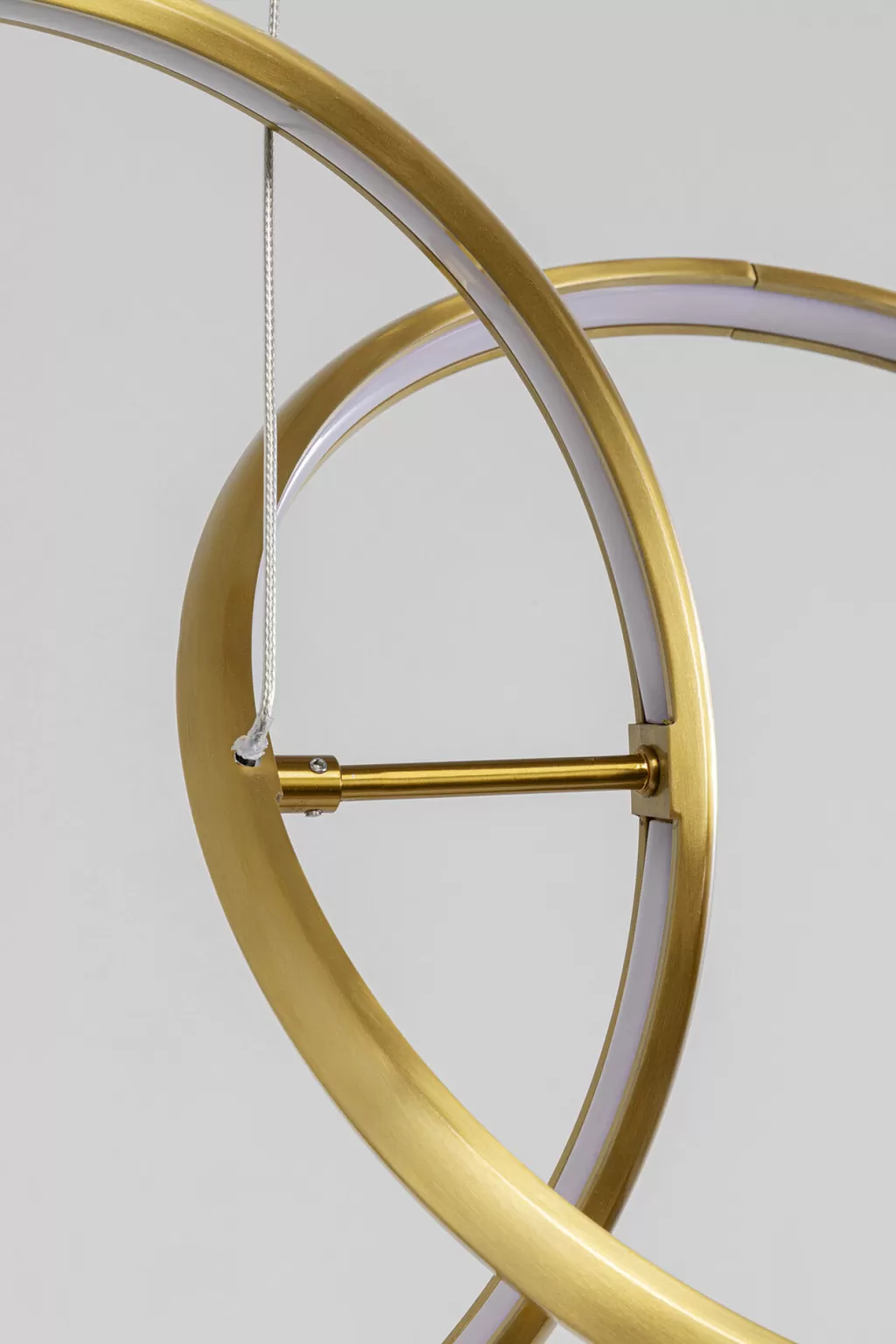 Luminaire suspendu design Galaxy LED doré KARE - Suspension élégante 155 cm à lumière étoilée