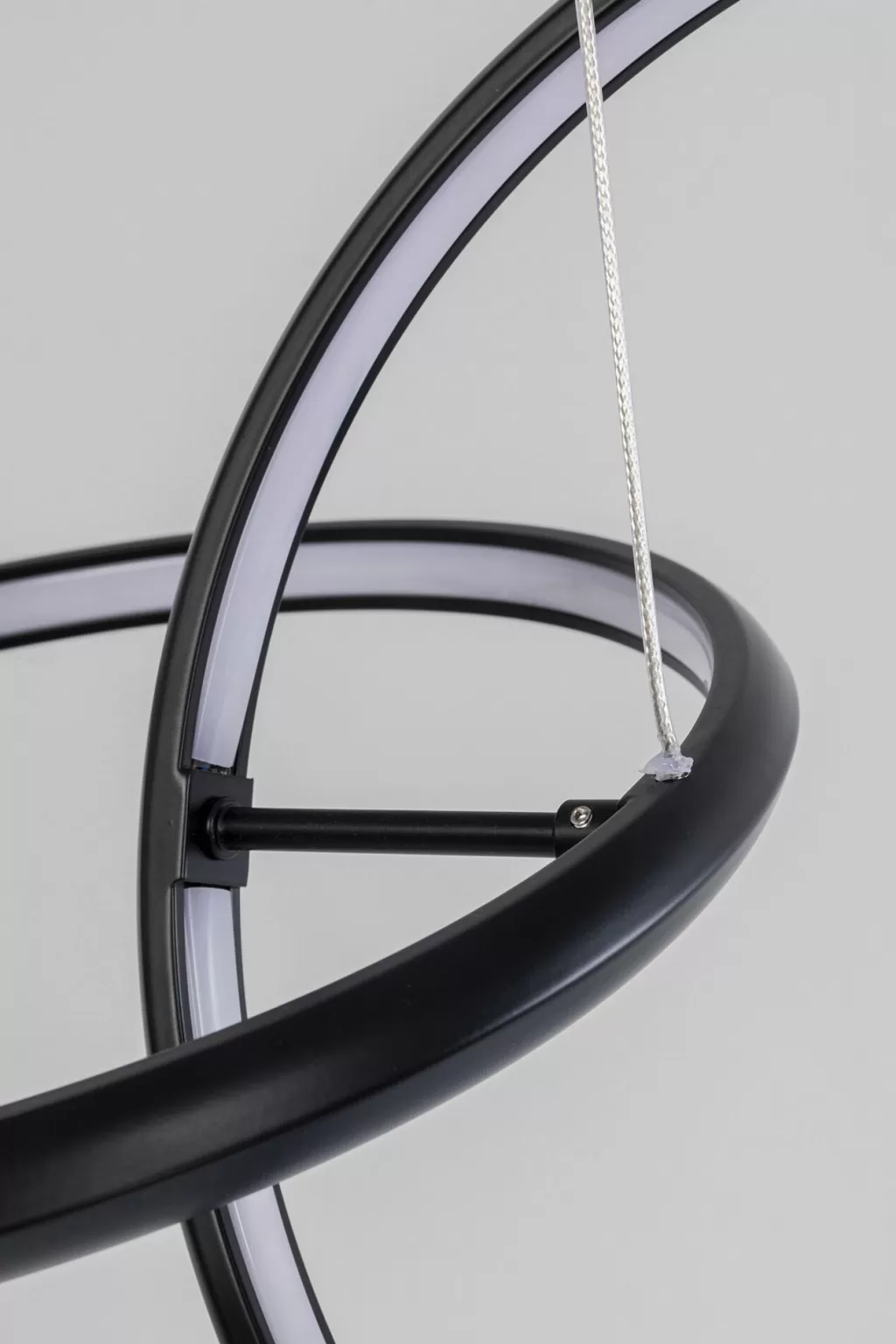 Lustre suspendu design Galaxy LED - Noir élégant | 155 cm | Éclairage contemporain par KARE Design