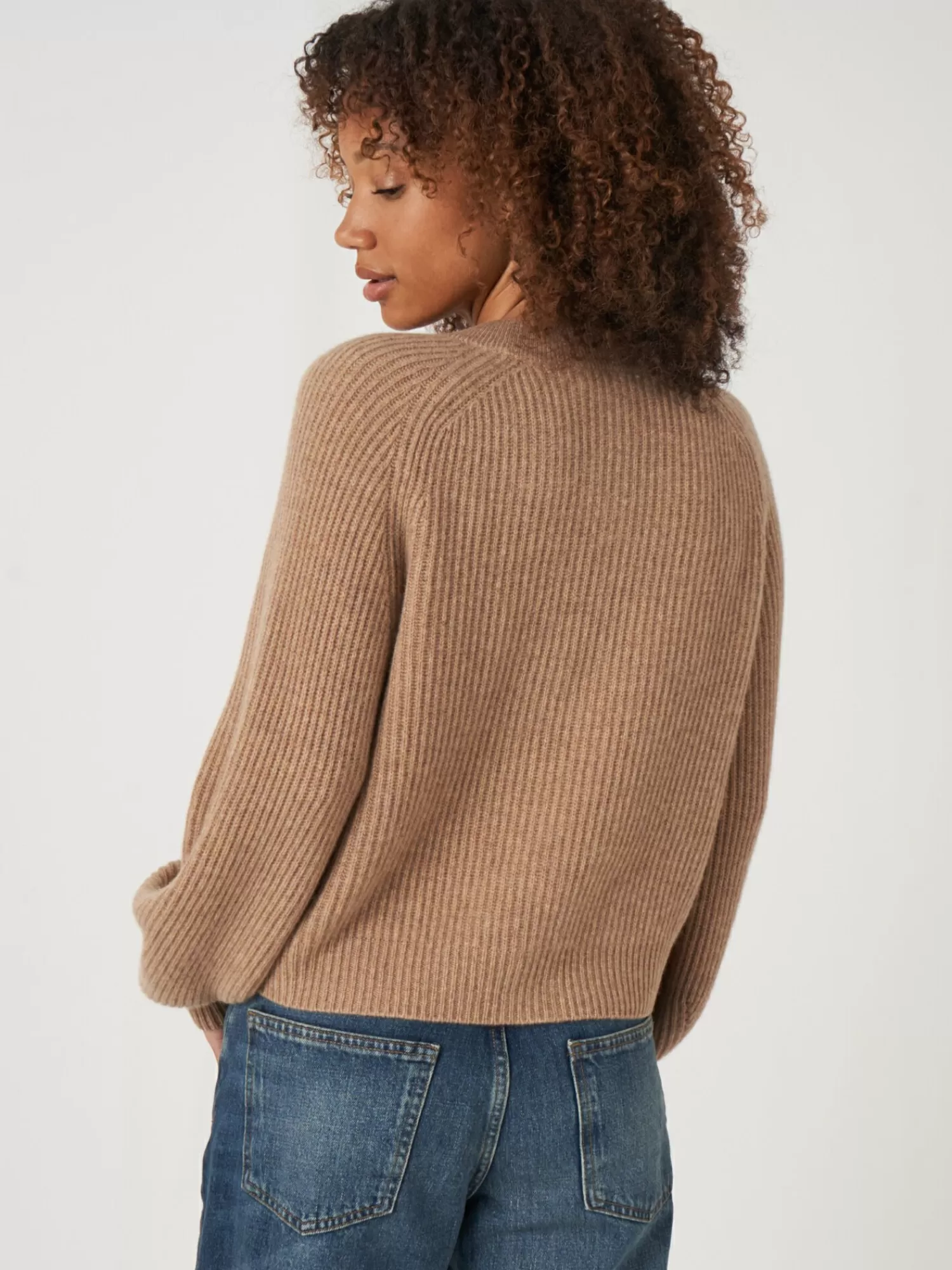 Cardigan Femme en Cachemire Doux - Manches Ballon Élégantes pour Tenue Décontractée