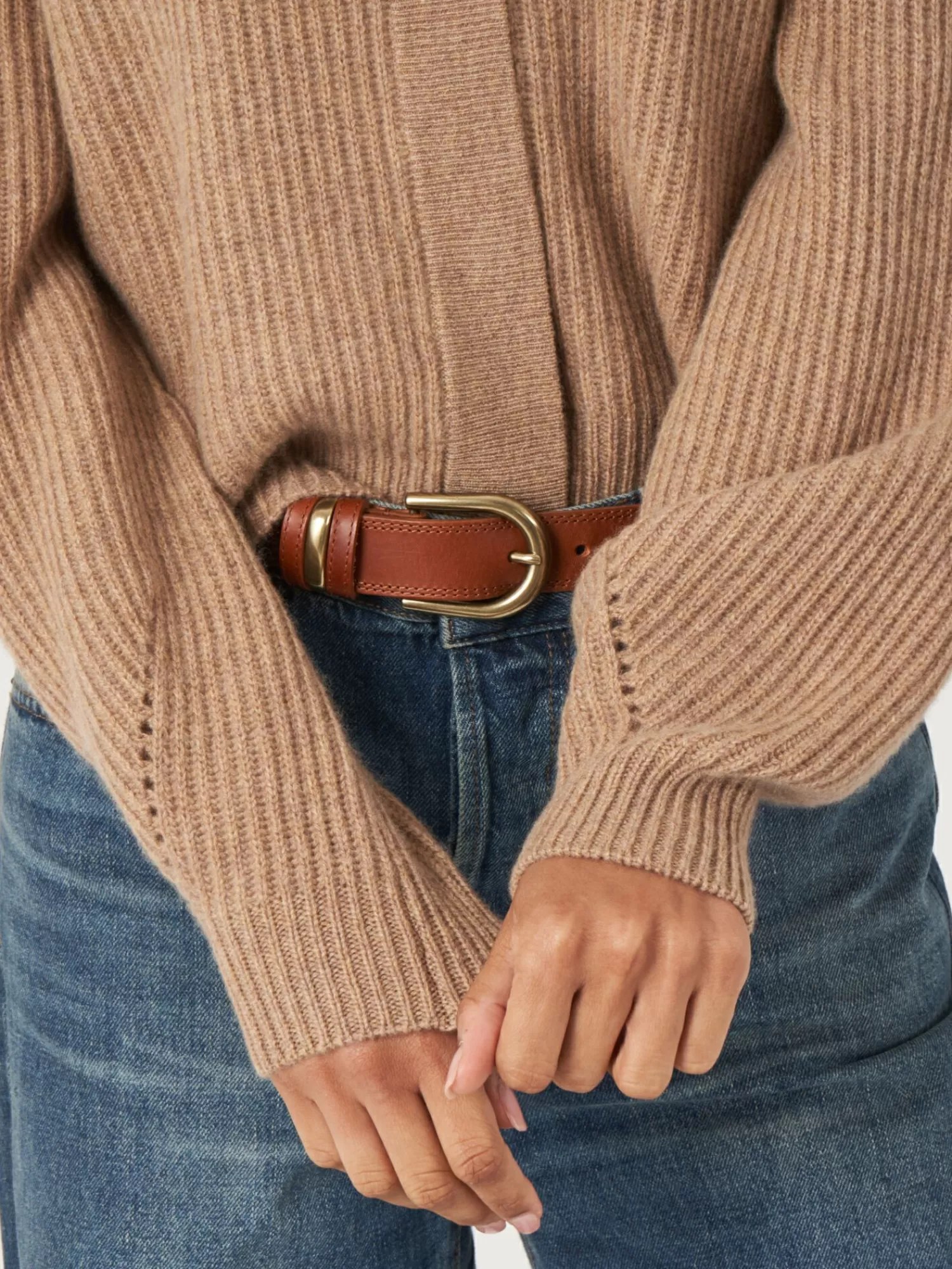 Cardigan Femme en Cachemire Doux - Manches Ballon Élégantes pour Tenue Décontractée