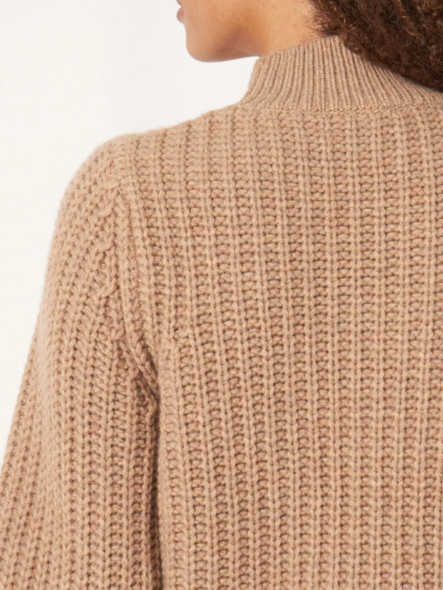 Pull femme en cachemire doux - Maille côtelée épaisse - Idéal pour un look chic et confortable - Prix attractif