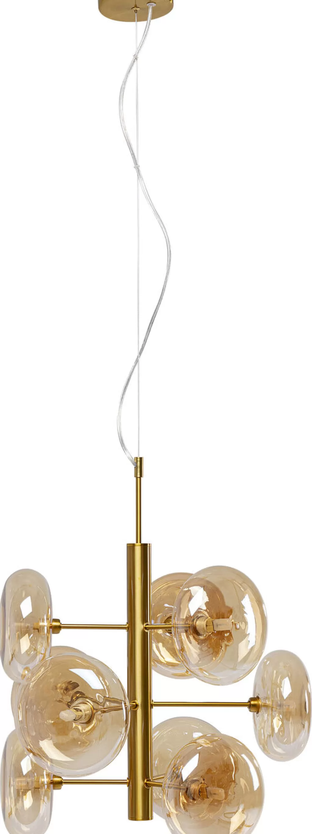 Luminaire suspendu HEADLIGHT en laiton vieilli - Design contemporain KARE pour éclairage d'intérieur élégant