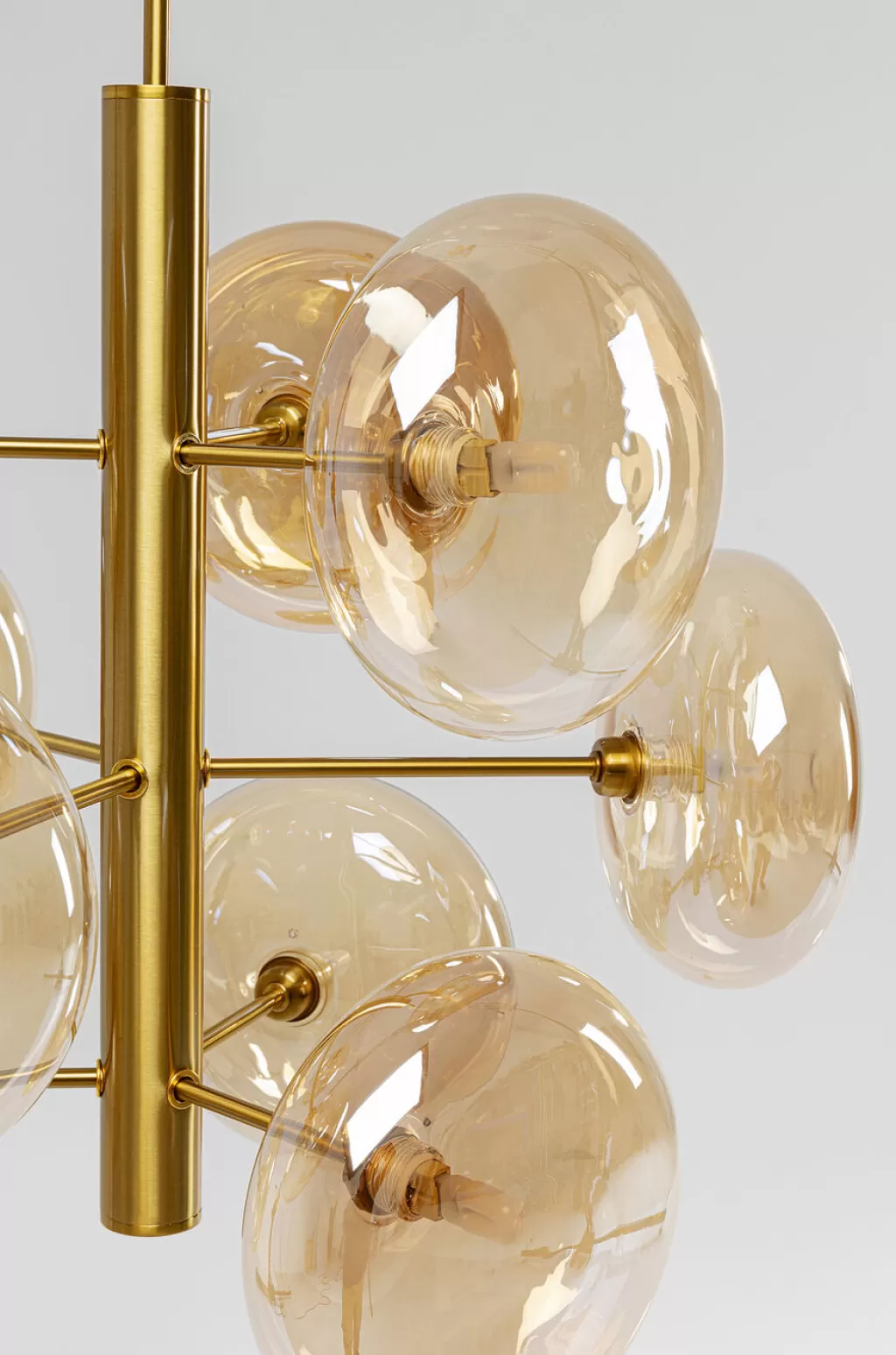 Luminaire suspendu HEADLIGHT en laiton vieilli - Design contemporain KARE pour éclairage d'intérieur élégant