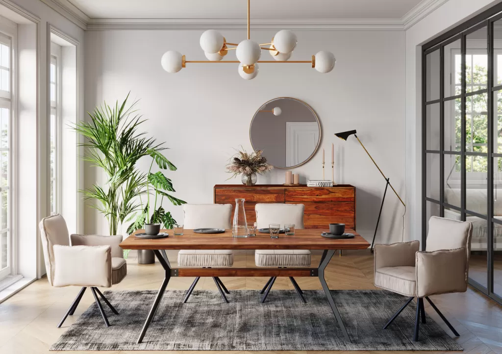 Lustre suspendu Heavenly en or de KARE Design - Diamètre 98 cm, éclairage d'exception pour intérieur raffiné