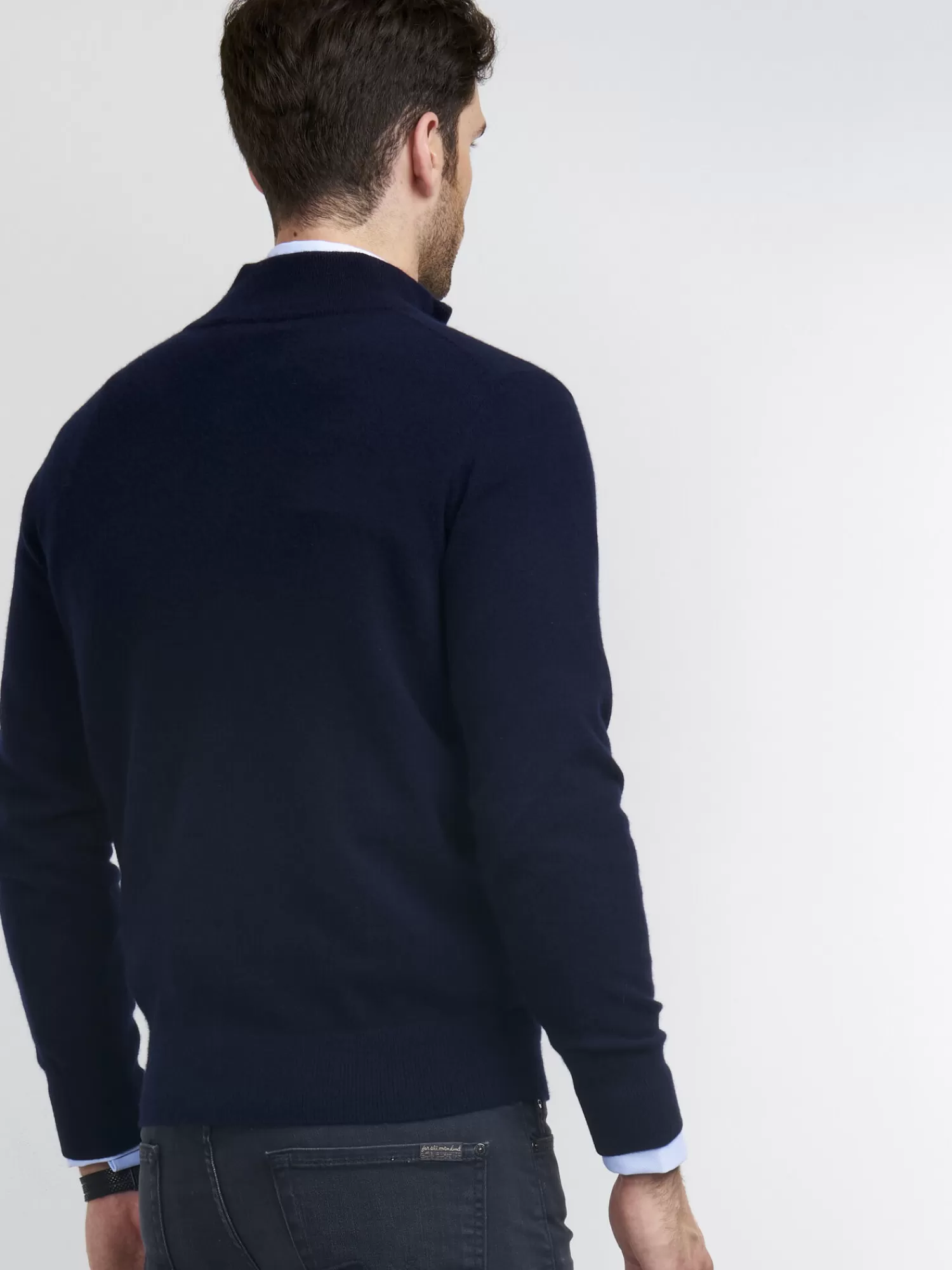 Pull Homme Décontracté à Col Montant avec Zip Pratique - Style Moderne et Confortable