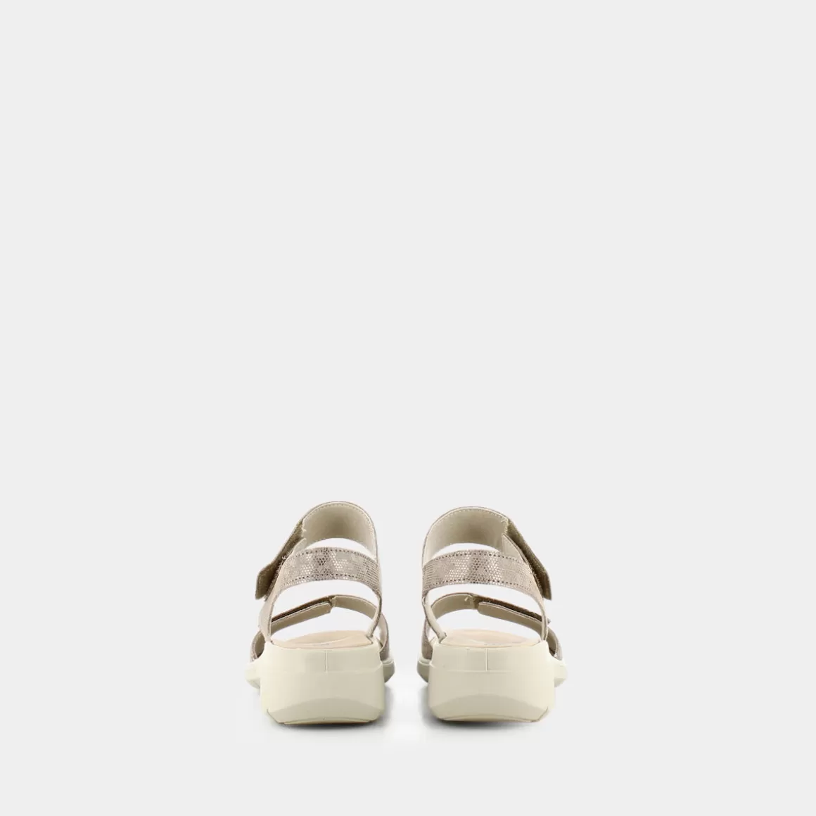 ESSEM Sandales Femme IM-E23D08 - Visone/Beige Sable | Confort Élégant Printemps-Été